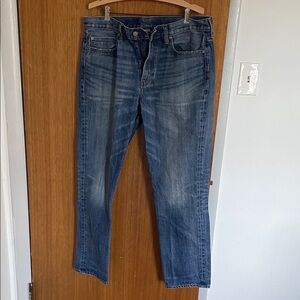 J. Crew jeans in Kaihara Japanese denim, 770 straight fit, 36 x 32